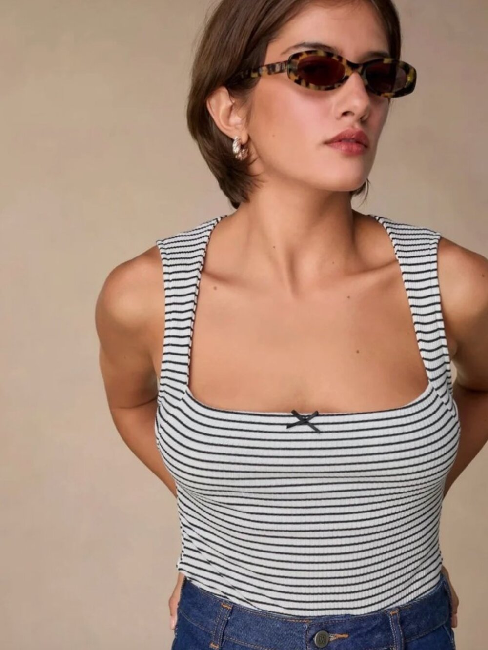 Rouje Paris Ilonka Rib Knit Striped top
